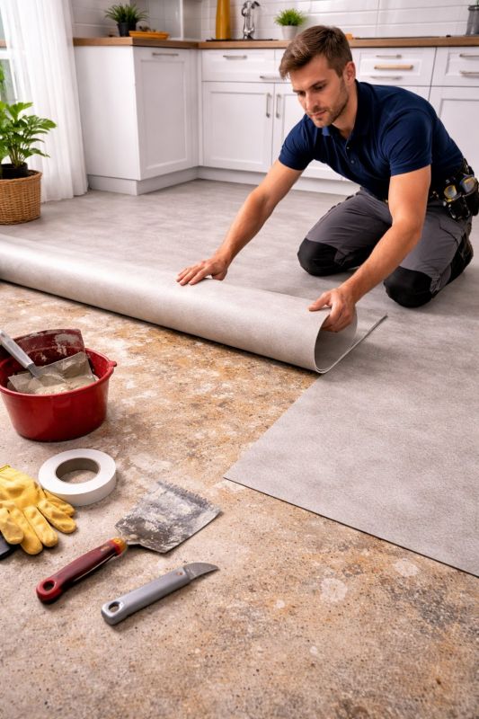 Linoleum Floor Installation in Brookeville, MD