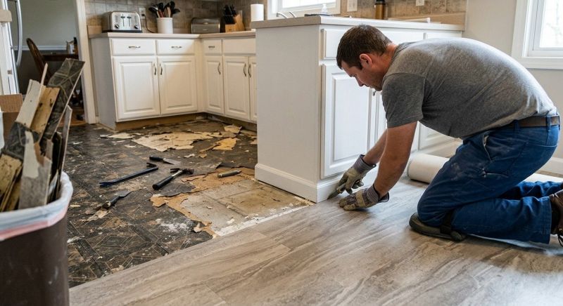 Linoleum Flooring Replacement in Mount Airy, MD