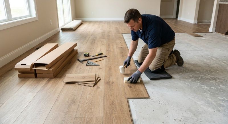Luxury Vinyl Tile Installation in Frederick, MD