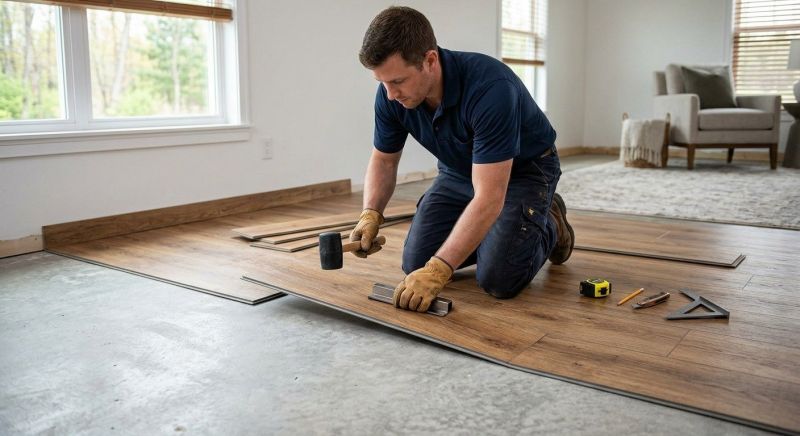 Luxury Vinyl Tile Installation in Howard County, MD