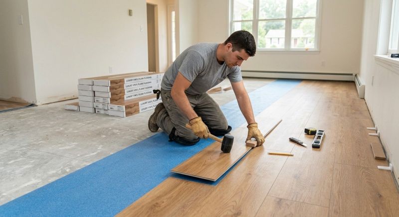 Lvt Flooring Installation in Sandy Spring, MD