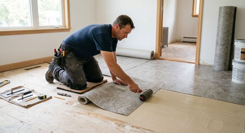 Sheet Flooring Installation in Frederick, MD