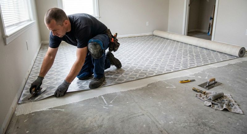 Sheet Flooring Installation in Silver Spring, MD