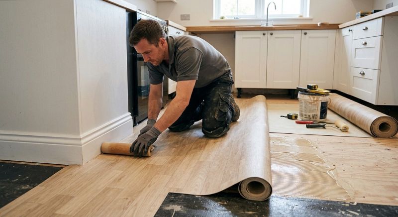 Sheet Linoleum Installation in Silver Spring, MD