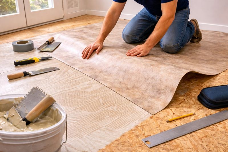 Sheet Vinyl Installation in Poolesville, MD