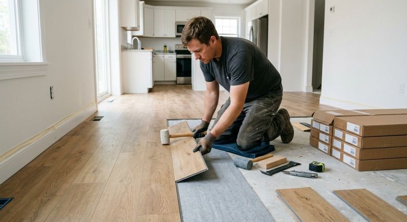 Vinyl Plank Floor Installation in Mount Airy, MD