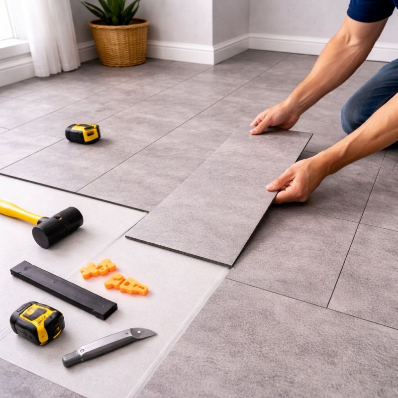 Vinyl Tile Installation in Mount Airy, MD